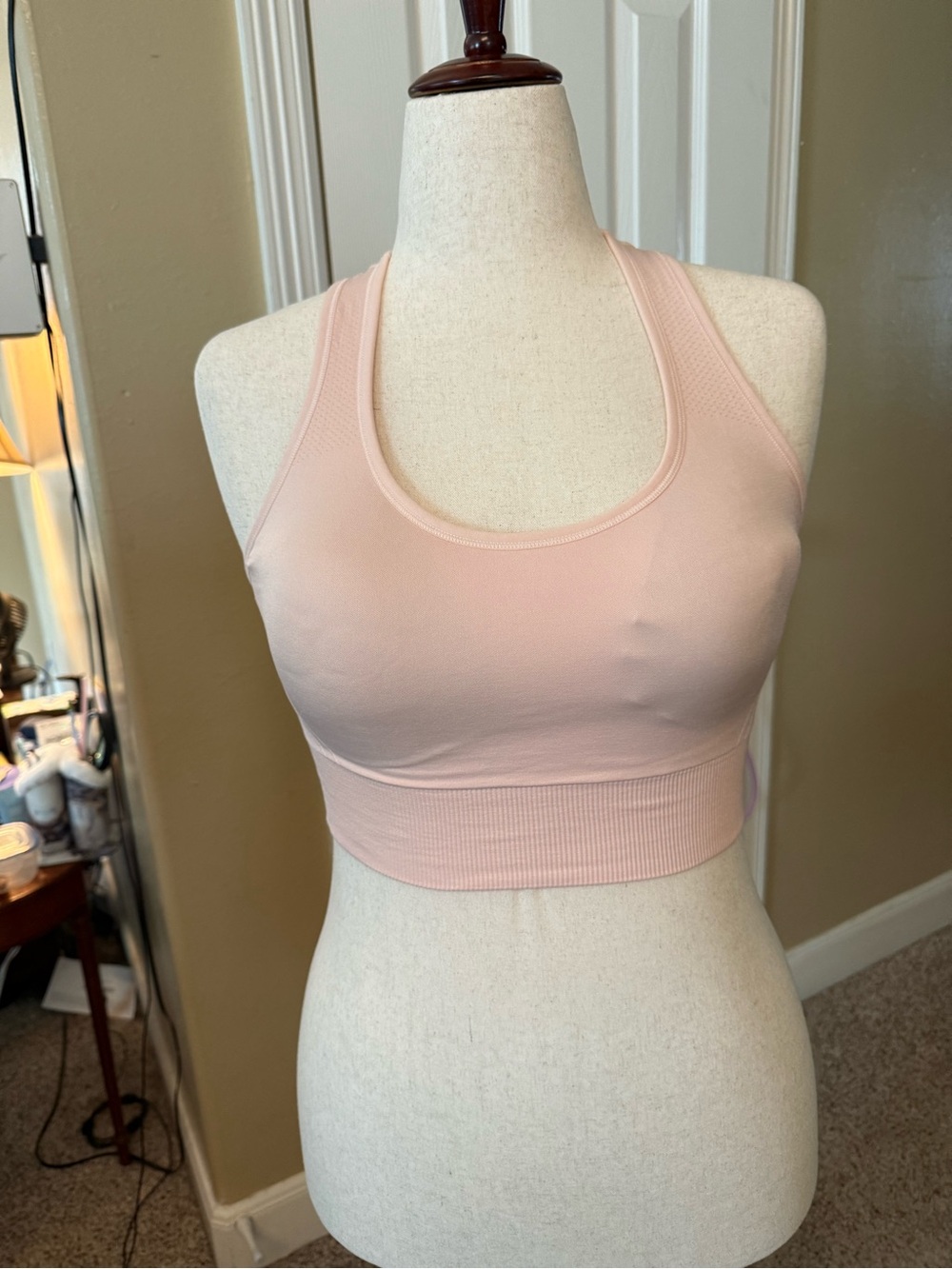 All In Motion Seamless Racerback Sports Bra - Blush Pink